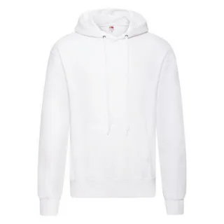 Fruit Of The Loom Unisex Erwachsene Klassisches Sweatshirt mit Kapuze (Weiß)