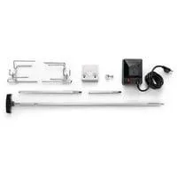 Rotisserie Heavy Duty, Grillspieß edelstahl/schwarz, für Rogue Serie