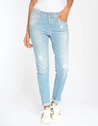 GANG Damen Jeans 94AMELIE - relaxed fit light ocean wash