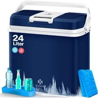KESSER Kühlbox, 24 l, 24 Liter Kühlbox KÜHLT und WÄRMT Thermo-Elektrische Kühlbox