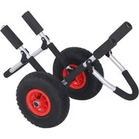 HOMCOM Wakesurfboard Surfwagen gepolstert