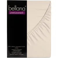 bellana Spannbettlaken Bellana premiumstretch, Jersey, Gummizug: rundum, (1 Stück), 165g/m², 95% gekämmte Mako Baumwolle, 5% Elasthan