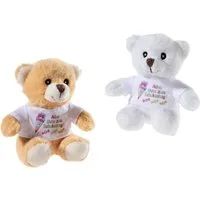 Heunec® Plüschfigur Plüsch Bär Schulanfang 12cm