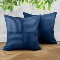 Amilian Kissenbezüge 2er Set Kissenhüllen - Sofakissenbezug & Couchkissenbezug, (2 Stück), 40x40 cm, Kissenhülle für Kissen, Dekokissen, Zierkissen, Sofakissen