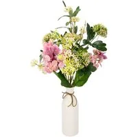 Kunstblume Mixed-Blumenstrauß, I.GE.A., Höhe 53 cm, Keramikvase