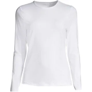 Badeshirt für Damen in Plus-Größe, Damen, size: plus, Weiß, Nylon-Mischung, by Lands' End
