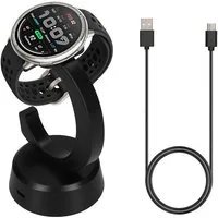 kwmobile USB Ladegerät für Amazfit Bip 6 / Amazfit Active 2 (A2437) / Active 2 Smartwatch-Ladekabel, (13.40 cm), Smart Watch Ladestation - Ladekabel mit Standfunktion