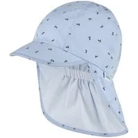 Sterntaler® Schirmmütze Schirmmütze mit Nackenschutz Anker (1-St) Schirmmütze aus Baumwolle mit Ankerdruck, Nackenschutz, Bio-Futter