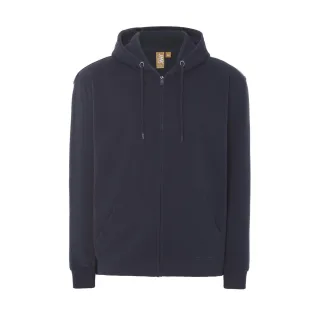 JHK - "Fuji" Hoodie mit durchgehendem Reißverschluss für Herren/Damen Unisex (Marineblau)