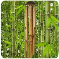 SIMANDRA Windspiel Feng Shui (80 cm, längste Röhrenlänge)
