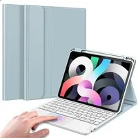 Fintie Tablet-Hülle für iPad Air 11'' M4/M3/M2(2026/2025/2024), iPad Air 5/4 Gen 2022/2020 10.9 Zoll, mit Stifthalter, Magnetische Abnehmbare Deutsche Tastatur mit Touchpad
