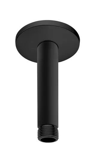 VitrA Universal Deckenarm für Duschkopf Länge 10 cm mit Anschluss G 1/2" Schwarz Matt,A4564936WTC A4564936WTC