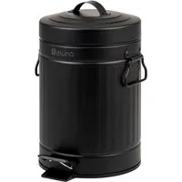 eluno Kosmetikeimer VINTAGE, Treteimer 3 Liter aus Metall