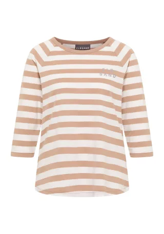 ELBSAND - Celin, Nougat_ Cloud White_ stripe - Gr. - XS