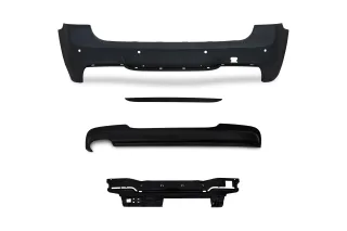 Heck Stoßstange Schürze Hinten Spoiler Sport Look für BMW F11 Touring ab 2010-