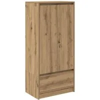 vidaXL Sideboard Schrank mit Schublade Artisan-Eiche 55,5x34x119,5 cm (1 St)