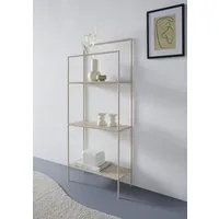LeGer Home by Lena Gercke Mehrzweckregal Alimo, minimalistisches Design, Metallgestell, 4 Ablageflächen, Breite 61 cm