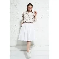 wunderwerk A-Linien-Rock Poplin midi skirt