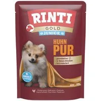 Rinti Gold Pouchbeutel Junior Huhn Pur 100 g - 10 Stück, für: Hund
