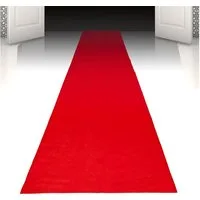 Boland Teppich Teppich VIP Rot Läufer 450 x 60 cm für Event Hochzeit oder Empfang, Sorgt für glamouröses Ambiente und VIP-Atmosphäre Außen und Innen