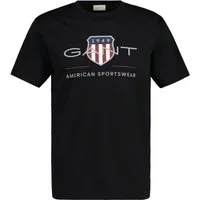 Gant T-Shirt Herren T-Shirt 1er Pack Baumwolle (Packung, 1er Pack)