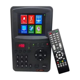 New--KPT-968ST DVB-S/S2 DVB-S2 DVB-T2 DVB-C MP4 Signal Test Receiver Satellit Finder Meter EU Plug