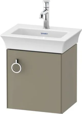 Duravit White Tulip Waschtischunterbau wandhängend Stein Grau Hochglanz 384x298x410 mm - WT4250RH2H2 WT4250RH2H2