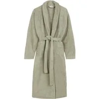 hip Unisex-Bademantel Hip Bathrobe uni - Blue, Midilänge, Walkfrottee, Schalkragen, Gürtel, Schalkragen, Gürtel, Taschen, Baumwolle, Frottee, Weich