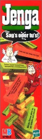 Hasbro MB Spiele 14438100 - Jenga: Sag's oder Tu's