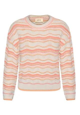 CARTOON - Strickpullover weiß - Gr. - 38