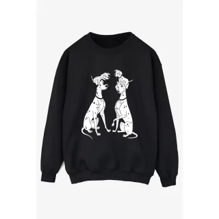 Disney - "101 Dalmatians Family" Sweatshirt für Damen (Schwarz)