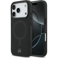Mercedes Smartphone-Hülle Mercedes Apple iPhone 17 Pro Max Plain Smooth Leather MagSafe Hülle
