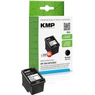 KMP H24 Tintenpatrone schwarz kompatibel mit HP C 8765 E