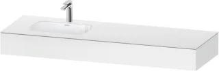 Duravit Qatego Einbauwaschtisch mit Konsole Weiß Matt 1600x550x170 mm - QA4693018180000 QA4693018180000