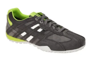 Geox U4507A SNAKE Herren Sneaker Grau/Gr?n wasserdicht & atmungsaktiv
