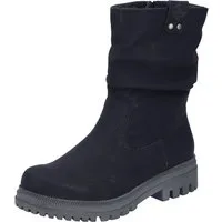 Rieker Winterboots Blockabsatz, Stiefelette mit gerafftem Schaft