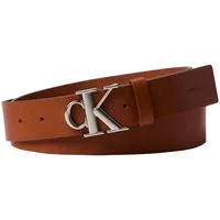 Calvin Klein Ledergürtel CK BUCKLE SMOOTH 35MM Größenverstellbar mit Metallschließe
