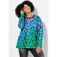 Angel of Style Sweatshirt Sweatshirt Loose Fit Smileymuster Farbverlauf