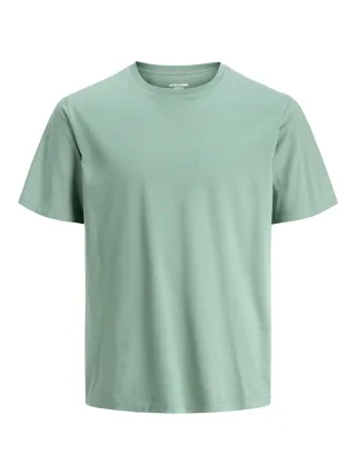 JACK&JONES - JJEORGANIC BASIC TEE SS O-NECK NOOS Mineral Blue - Gr. - L