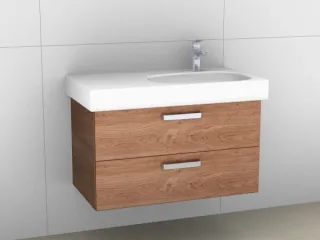 Artiqua 413 Waschtischunterschrank für Citterio 500549 ( ehem. 123695) Sanremo Eiche quer NB, 413-WU 413-WU2L-K105-7145-428