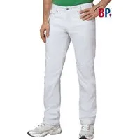 bp 5-Pocket-Jeans Herrenjeans mit Stretch, weiß Industriewäsche geeignet