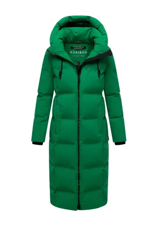 Marikoo Damen Winter Steppmantel Tikoraa mit abnehmbarer Kapuze