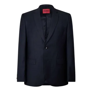 Hugo Boss - Blazer für Herren, Reverskragen, Wolle (Dunkelblau)