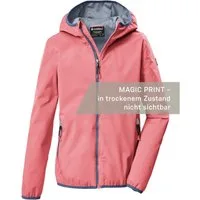 Killtec Funktionsjacke KOS 156 GRLS JCKT Wind- und wasserdichte Mädchenjacke mit Magic Print