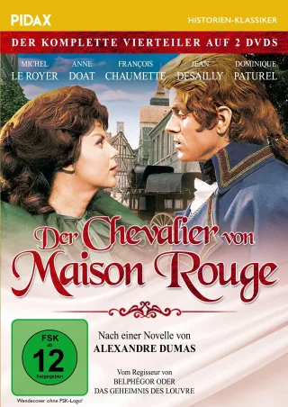 Der Chevalier von Maison Rouge / Der komplette Historien-Vierteiler nach einer Vorlage von Alexandre Dumas (Pidax Historien-Klassiker) [2 DVDs]