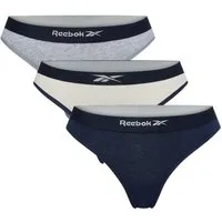 Reebok Slip JAL (3er Pack) atmungsaktiv, basic, eng, bequem, breiter Bund, mit Logo, Baumwollmix