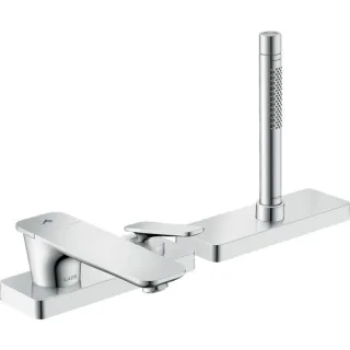 hansgrohe Axor Citterio C 3-Loch Einhebel-Wannenrandarmatur 49430000 ohne Struktur, chrom, Ausladung 155mm