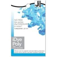 Jacquard Textilfarbe iDye Poly, Färbemittel für synthetische Gewebe, 14g Päckchen inkl. Farbverstärker