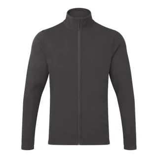 Premier Mens Recyclight Microfleece Full Zip Jacke (dunkelgrau)