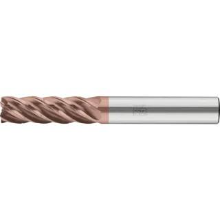 PFERD TOOLS VHM-Fräser Ø20mm, 5 Schneiden, mit Spanteiler, 3xDC, Radius 1mm, Schaft HB - 23000962